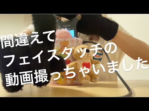 ASMR もこもこ手袋でフェイスタッチ【オノマトペ】