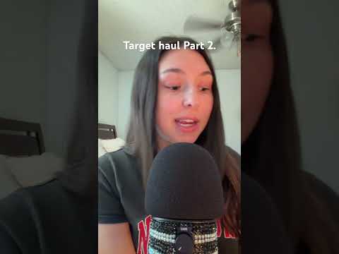 ASMR part 2 mini target haul #asmr #visualtingle