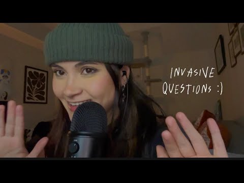 ASMR | Deep Whispering Asking u Invasive Questions (random) 👁️