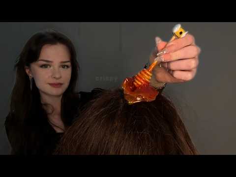 the most niche ASMR trigger (on foam, fluffy, bare mic + mannequin scalp)