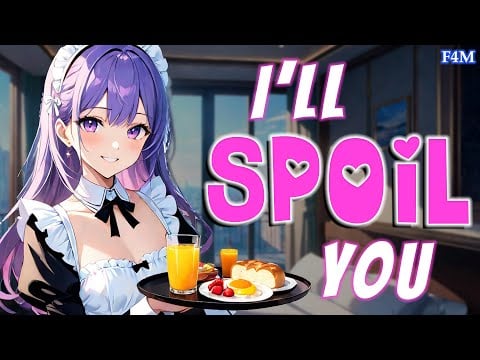 Girlfriend Dresses Up As A Maid For You | F4M | Cute | Flirty | Massage | Comfort | ASMR Roleplay