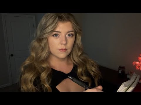 ASMR Observing Your Face | Measuring Facial Harmony 