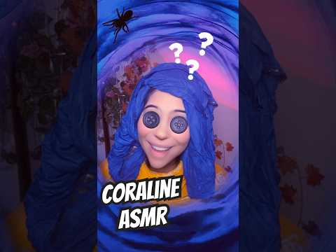 Coraline buttoning your eyes ASMR #layeredasmr #coraline