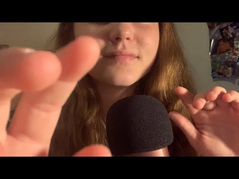 Asmr | Visual Triggers | Hand movements, brushing, lights, etc. (inaudible whispering)