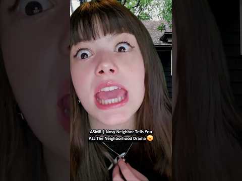 ASMR | Nosy Neighbor Tells You ALL The Neighborhood Drama 🤫 ─♡─ #asmr #asmrroleplay #comedyasmr