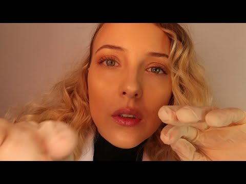 ASMR | Latex Glove Face and Body Physical Exam