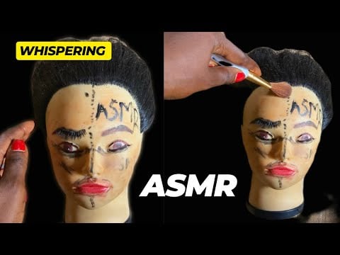 Whispered Makeup Application | Relaxing ASMR | Gentle Tapping