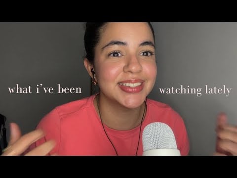ASMR rambling about tv shows and movies 🍿🎬 up close clicky whispers