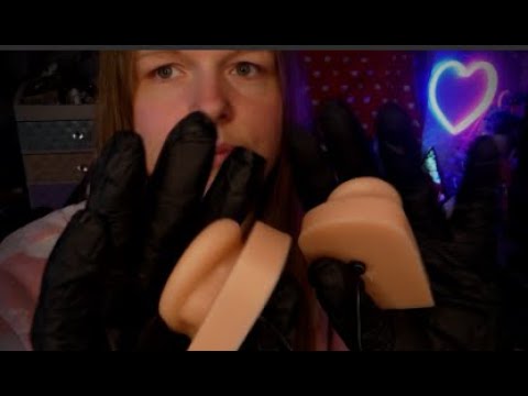 ASMR Cup Fluttering With Gloves, Whispering🎇