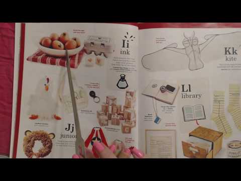 ASMR ~ Whispered Reading w/Pointer / Christmas Magazine / Page Flipping