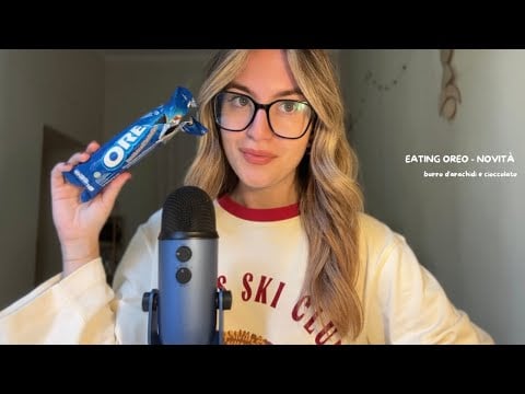 ASSAGGIO NOVITÀ 🥜 Oreo biscotti #crunchy (eating asmr ita) 