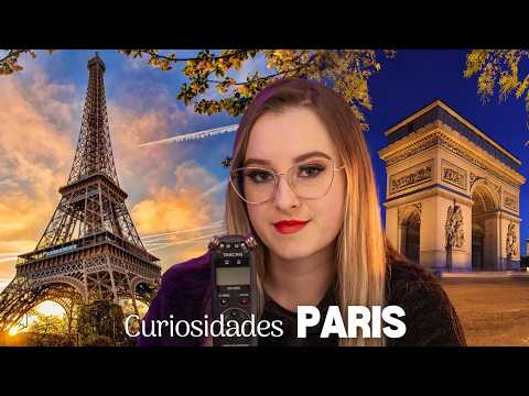 ASMR COM CURIOSIDADES SOBRE PARIS | SUSSURROS DE ORELHA A ORELHA | BINAURAL | TASCAM | WHISPERING