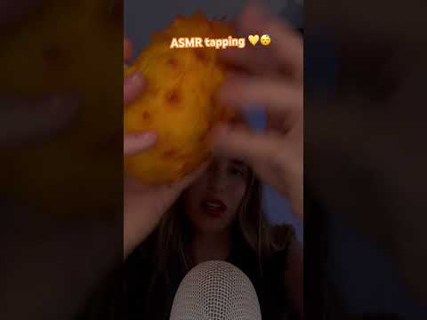 ASMR Tapping on a random fruit #asmr #visualtingle #asmrtapping #asmrcommunity #asmrtingly #sleep