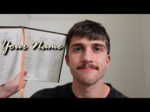 ASMR Whispering Your Name | Personal Attention & Calming Whispers for Sleep & Stress Relief
