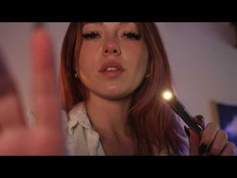 Sleepy Eye Check Up 👁️👄👁️ ASMR [soft spoken]