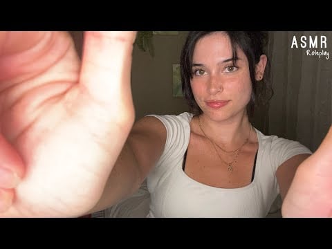 ASMR | Giving You a Neck Massage w/ Oil Sounds, Fabric Scratching, Mouth Sounds, Soft Speaking...