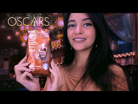 [ASMR] Cafeteria: Jornalista Conversa sobre Filmes do Oscar (Coringa, 1917) | Coffee Shop ASMR