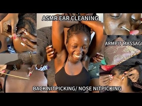 Ear Cleaning, Ear Eating & Spit Painting Japanese Head Spa,Full Body Massage Armpit Washing Tickling