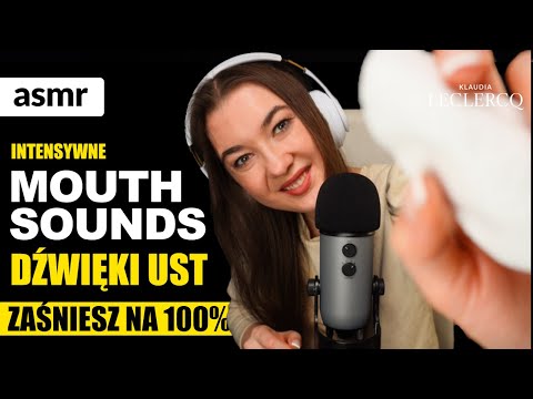 ZAŚNIESZ Z DŹWIĘKAMI UST MOUTH SOUNDS ASMR po polsku