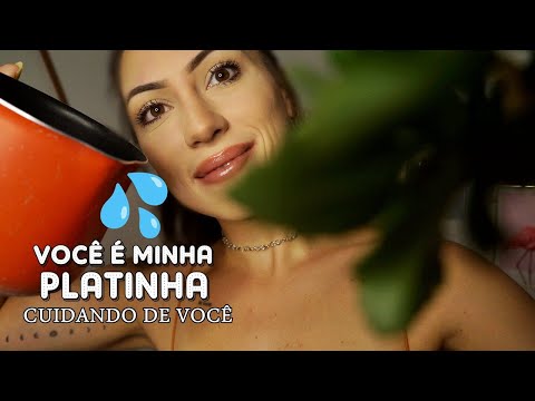 ASMR VOCÊ É UMA PLANTINHA (Regando, Molhando, Cuidando e Colocando Terra em Você)