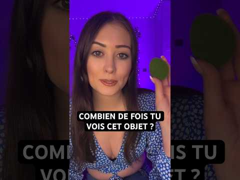 Combien de fois tu vois cet objet dans la vidéo ? #asmr