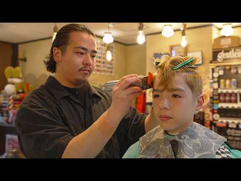 💈(ASMR) Young Man Gets a Proper Grown-Up Haircut, Shave and Enjoys Every Moment
