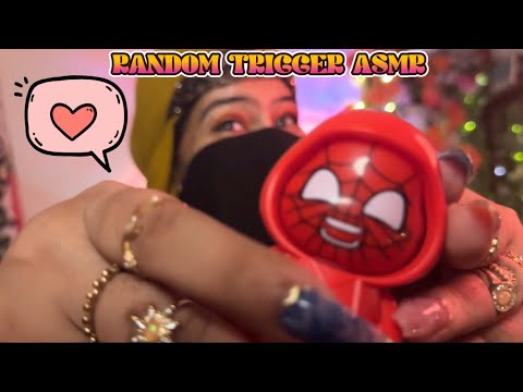 Random triggers in 1 min ASMR #fastandaggressiveasmr 