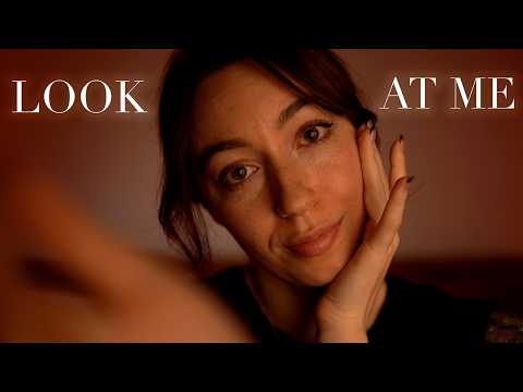 ASMR | Practice Your Eye Contact With Me?👉🥺👈 [switching between soft speaking and whispering]