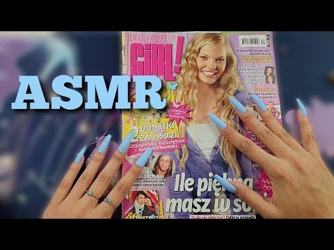 ASMR🌙 PRZEGLĄD GAZETKI bliski szept 