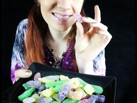 ASMR | SOUR GUMMY CANDY | TROLLI BIZZL MIX (No Talking) | Eating Sounds