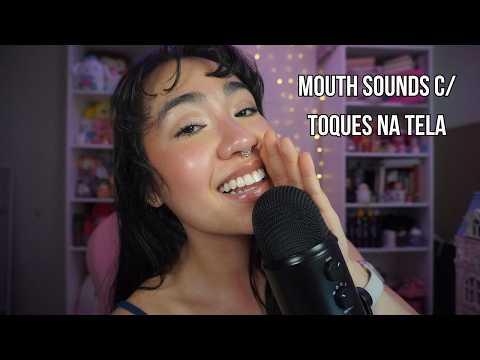 ASMR | Sons de BOCA com Toques Na TELA (mais inaudível, panqueca e sal e pimenta)