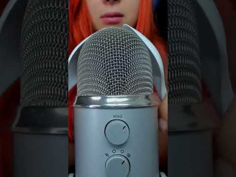 Asmr spoon on microphone