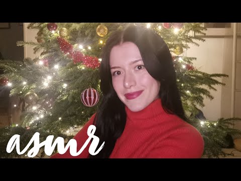 ASMR ✨ in front of a Christmas tree 🎄 // ornament tapping