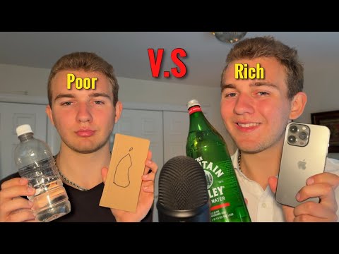 ASMR POOR VS RICH ASMRTIST
