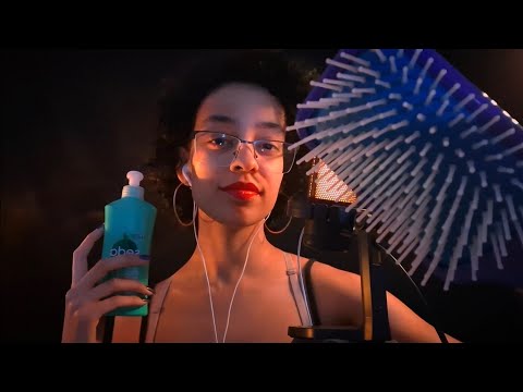 ASMR | FINALIZANDO SEU CABELO APÓS VOCÊ PEGAR CHUVA ☔️ 