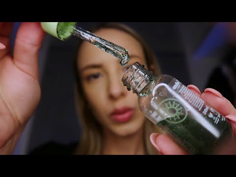 ASMR ☁️ deite no meu colo enquanto eu limpo seu rosto bem delicadamente 💤 
