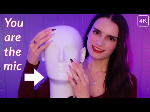 ASMR BUT You Are the Mic 😱 INSANE Mic Scratching + Tapping on BINAURAL Head Mic FOR SLEEP No Talking