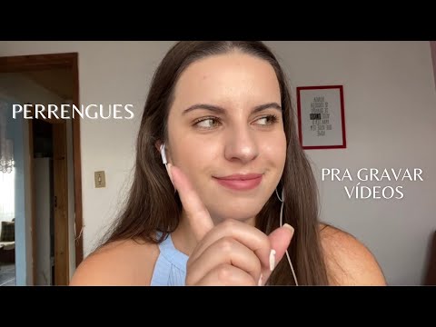 ASMR Erros de gravação - Um pouco da rotina de gravar vídeos 😅