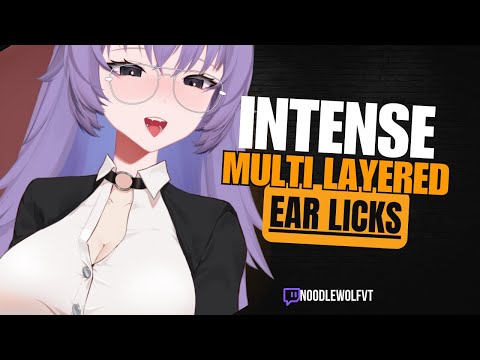 [ASMR] -  EXTREME, INTENSE multi-layered EAR LICKS!!
