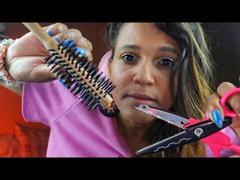 SENTA AQUI 💺hoje vou cortar seu cabelo - ASMR FAST&AGGRESSIVE ✂️