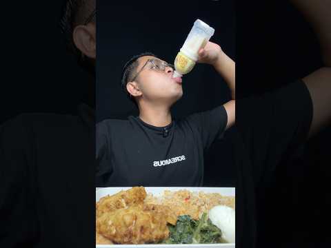 asmr I DRINK SOY MILK loud gulping & eating sounds mukbang #shorts  #youtubeshorts #asmr #drinks