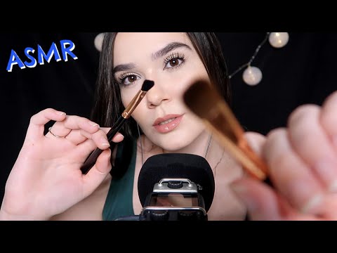 ASMR: 1 HORA de SONS DE BOCA e PINCEL NA TELA / 1H MOUTH SOUNDS, CAMERA BRUSHING, TOUCHING - Naiane