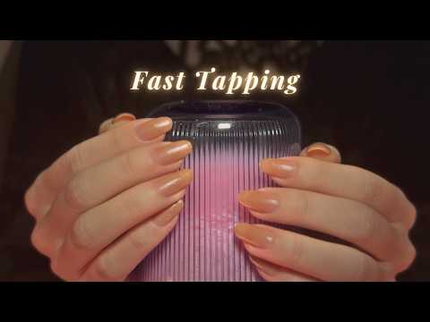 ASMR Fast Yet Gentle Tapping🍃 Smooth Brain Tingles💫(No Talking, No Mouth Sounds)