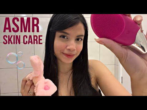 ASMR CASEIRO FAZENDO SKIN CARE NOTURNA EM VOCÊ