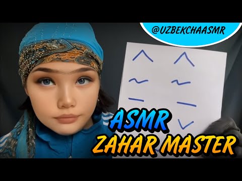 ASMR. Zahar master qoshizni bo’yab qo’yadi. Qaychi, kistochka, perchatka triggerlari