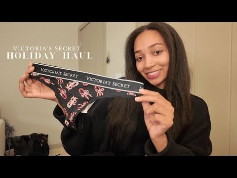 ASMR Haul | VS Holiday Edition 2025