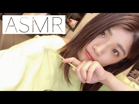 【前半】疲れた脳を癒しの音でほぐすASMR、【後半】小声でスキンケアについて教える姉/耳かき、炭酸....ear cleaning ,water bubble