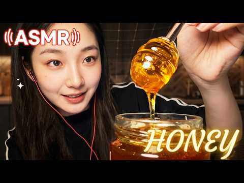 🎧💤 KC Sleep Aid ASMR | Pure Edition of 5 types Honey Spoons🍯✨Eating triggers to make you soo sleepy🌙