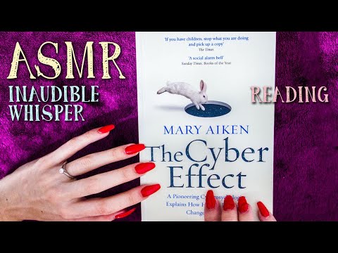 ASMR INAUDIBLE WHISPERING / BOOK READING - clicky sounds