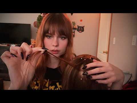 ASMR Plucking Lice From Your Hair (Removing Real Pins From Hair) Scalp Check
